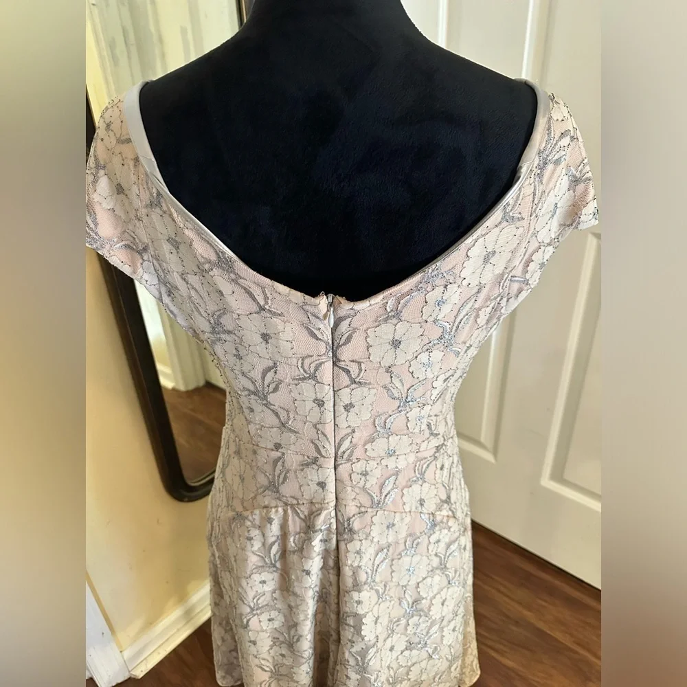 Eva Franco Anthropologie Floral Lace Silhouette Dress - Picture 5 of 8